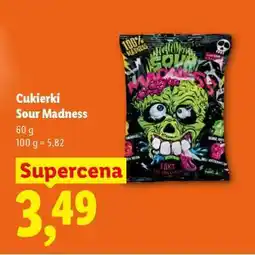 Lidl Cukierki Sour Madness oferta