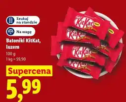 Lidl Batoniki KitKat, luzem oferta
