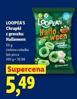 Lidl LOOPEA’S Chrupki z groszku Halloween oferta