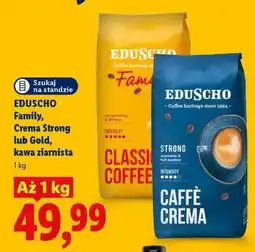 Lidl EDUSCHO Family, Crema Strong lub Gold, kawa ziarnista oferta