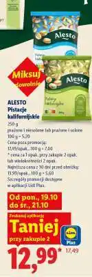 Lidl ALESTO Pistacje kalifornijskie oferta