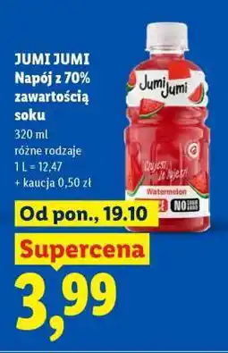 Lidl JUMI JUMI Napój z 70% zawartością soku oferta