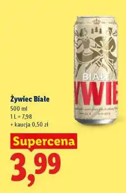 Lidl Żywiec Białe oferta