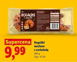 Lidl Rogaliki maślane z czekoladą oferta