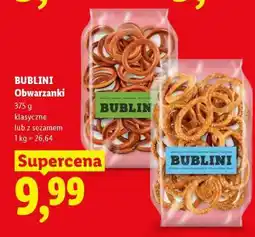 Lidl Bublini Obwarzanki oferta