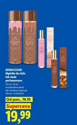 Lidl MIRACULUM Mgiełka do ciała lub woda perfumowana oferta