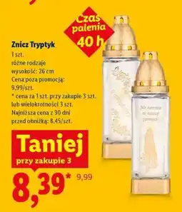 Lidl Znicz Tryptyk oferta
