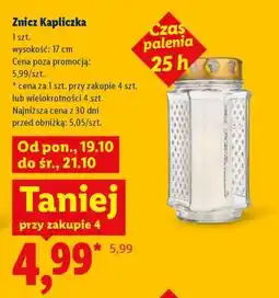 Lidl Znicz Kapliczka oferta