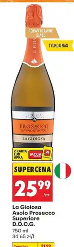 Biedronka La Gioiosa Asolo Prosecco Superiore D.O.C.G oferta