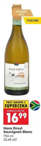Biedronka HANS GREYL SAUVIGNON BLANC oferta