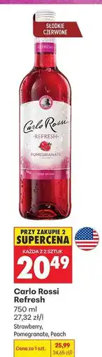 Biedronka Carlo Rossi Refresh oferta