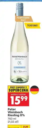 Biedronka Peter Weinbach Riesling 0% oferta