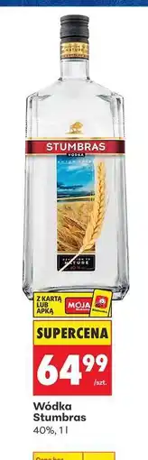 Biedronka WÓDKA STUMBRAS oferta