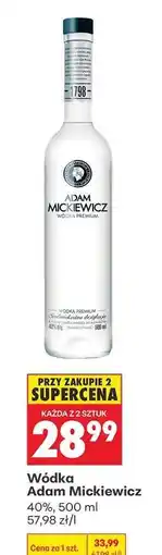 Biedronka Wódka Adam Mickiewicz oferta
