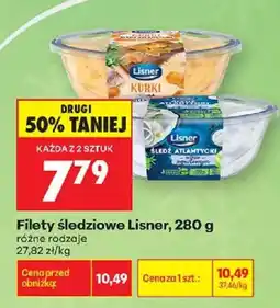 Biedronka Filety śledziowe Lisner oferta