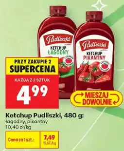 Biedronka Ketchup Pudliszki oferta