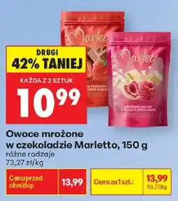Biedronka Owoce mrożone w czekoladzie Marletto oferta