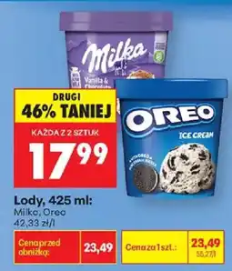 Biedronka Lody, Milka, Oreo oferta
