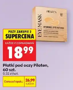 Biedronka Płatki pod oczy Pilaten oferta