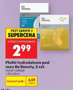 Biedronka Płatki hydrożelowe pod oczy Be Beauty oferta
