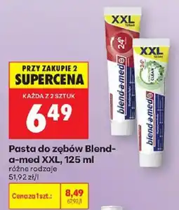 Biedronka Pasta do zębów Blend-a-med XXL oferta
