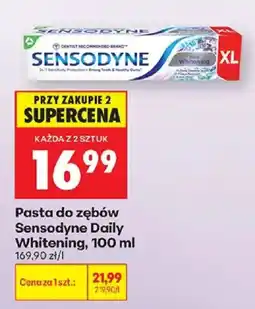 Biedronka Pasta do zębów Sensodyne Daily Whitening oferta