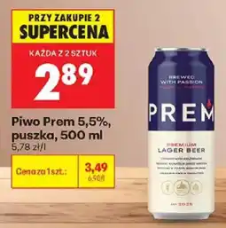 Biedronka Piwo Prem oferta