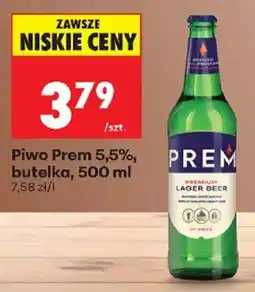 Biedronka Piwo Prem 5,5%, butelka oferta