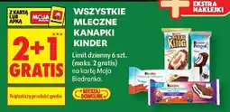 Biedronka Kinder Mleczne Kanapki oferta