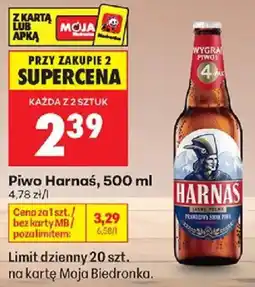 Biedronka Piwo Harnas oferta