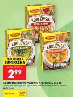 Biedronka Kostki bulionowe Winiary Królewski oferta