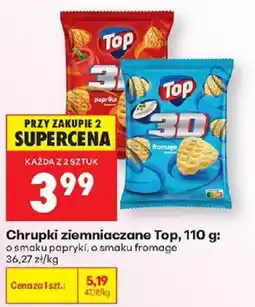 Biedronka Chrupki ziemniaczane Top oferta