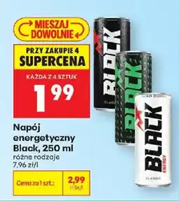 Biedronka Napój energetyczny Black oferta
