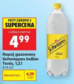 Biedronka Napój gazowany Schweppes Indian Tonic oferta