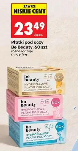 Biedronka Płatki pod oczy Be Beauty oferta