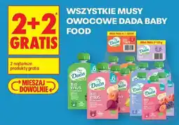 Biedronka Musy owocowe Dada Baby Food oferta