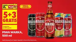 Biedronka Piwa Warka oferta
