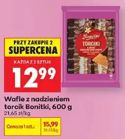 Biedronka Wafle z nadzieniem torcik Bonitki oferta