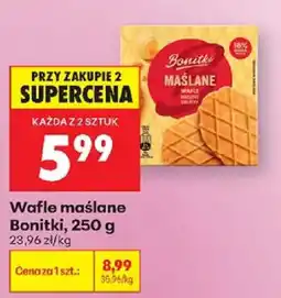 Biedronka Wafle maślne Bonitki oferta
