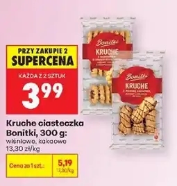 Biedronka Kruche ciasteczka Bonitki oferta