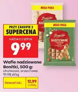 Biedronka Wafle nadziewane Bonitki oferta