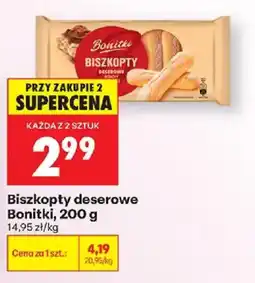 Biedronka Biszkopty deserowe Bonitki oferta