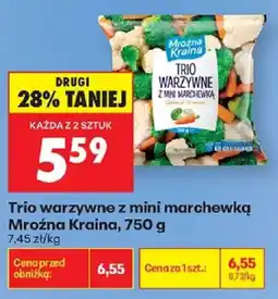 Biedronka Trio warzywne z mini marchewką Mroźna Kraina oferta