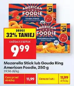 Biedronka Mozzarella Stick lub Gouda Ring American Foodie oferta