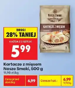 Biedronka Kartacze z mięsem Nasze Smaki oferta
