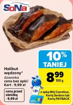 Carrefour Market Halibut wędzony oferta
