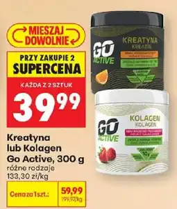 Biedronka Kreatyna lub Kolagen Go Active oferta
