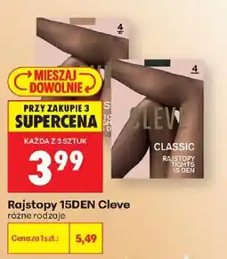 Biedronka Rajstopy 15DEN Cleve oferta