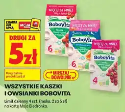 Biedronka Kaszki i owsianki Bobovita oferta