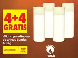 Biedronka Wkład parafinowy do zniczy Lumia oferta